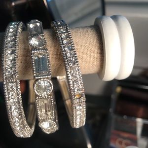 Chico’s sparkle stretch bangle bracelet